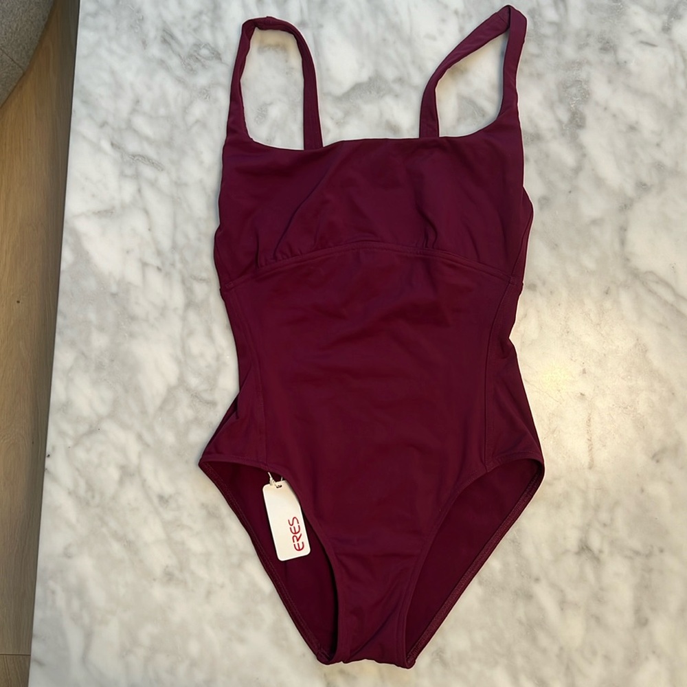 One-pièce ÈRES swimsuit- Burgundy with tag